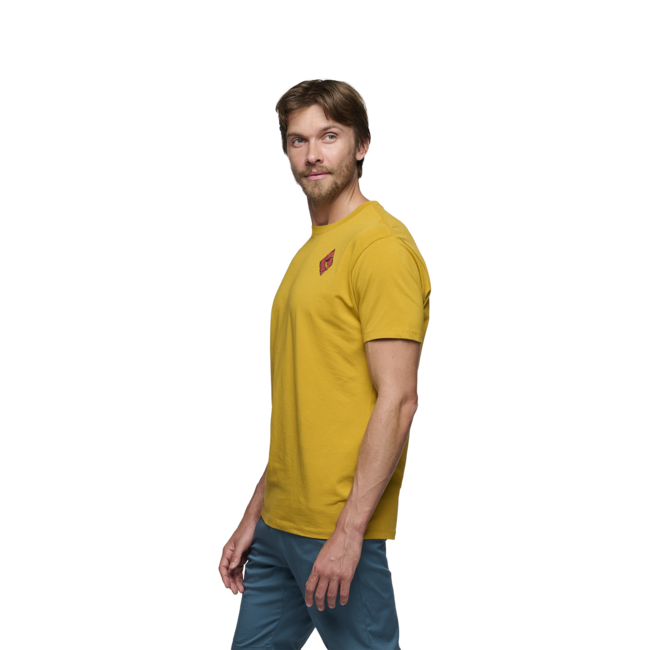 Black Diamond Mono Pocket футболка чоловіча з коротким рукавом, бурштиновий