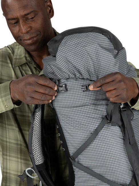 OSPREY AETHER PRO 75 туристичний рюкзак, срібний lining