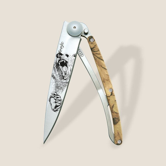 Deejo Tattoo складаний ніж камуфляж Grizzly