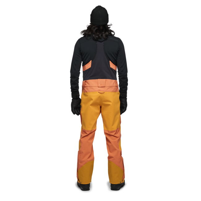 Black Diamond Recon Stretch Pro Bibs штани чоловічі з тракмами, помаранчево-червоні