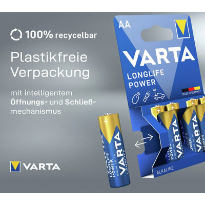 Varta Longlife Power батарея AA / Mignon, 4 шт.