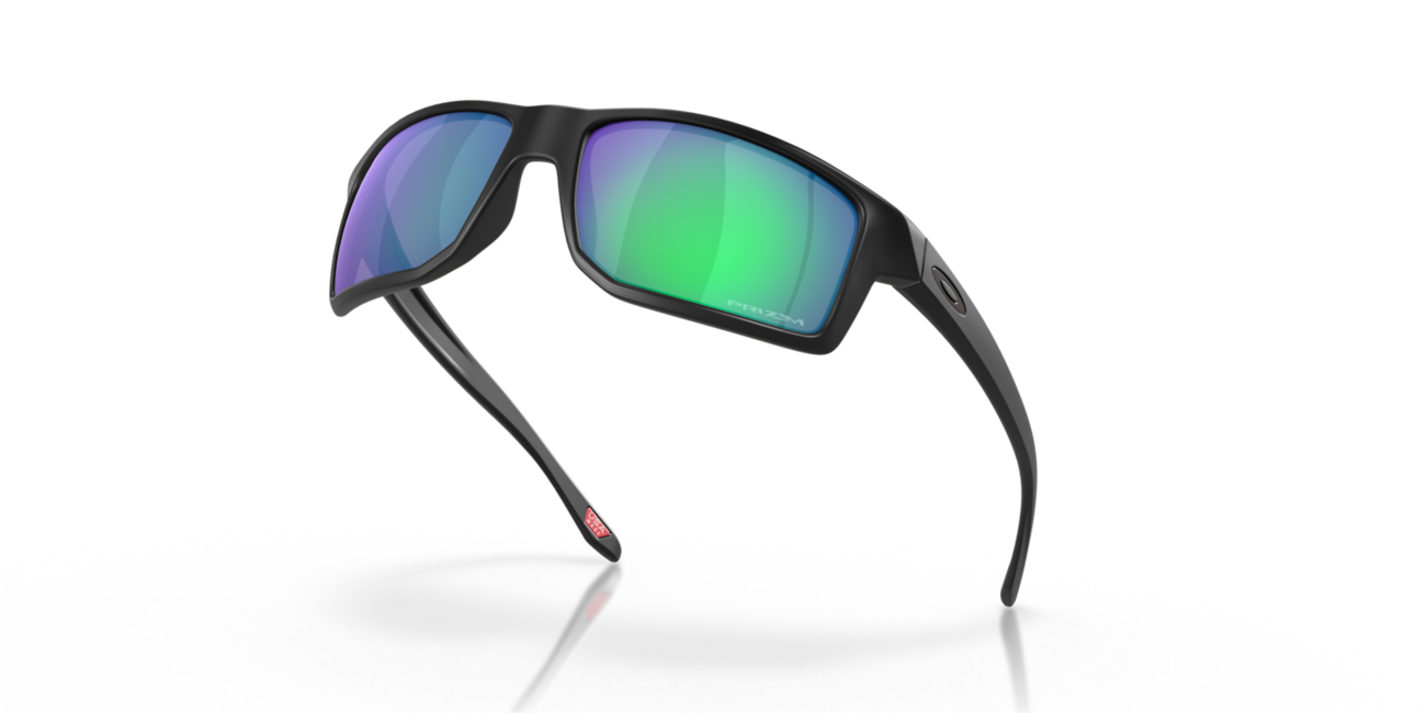 Oakley GIBSTON сонячні окуляри з оправою matte black та з лінзами Prizm Jade, 61