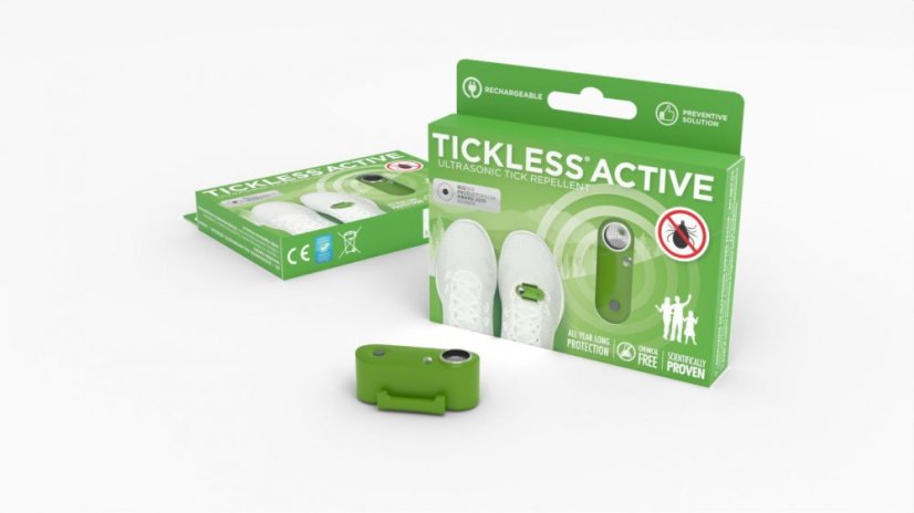 Tickless Active ультразвуковий відлякувач від кліщів, зелений