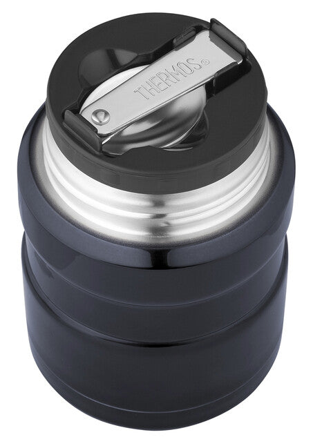 Thermos King контейнер для їжі з ложкою, темно-синій, 0,47 л
