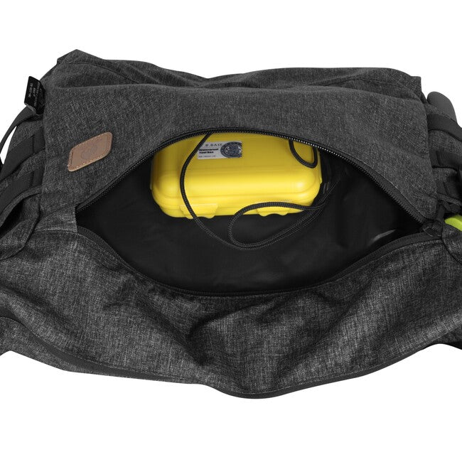 Helikon-Tex BUSHCRAFT SATCHEL сумка з нейлону та поліестеру, меланжева чорно-сіра