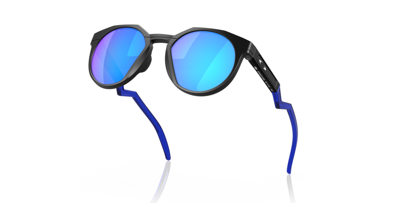 Oakley HSTN сонячні окуляри з оправою Matte Black і лінзами Prizm Sapphire Polar, 52
