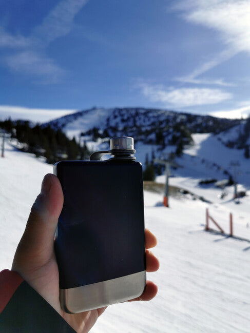 Origin Outdoors On The Rocks плоска пляшка, чорна, 230 мл