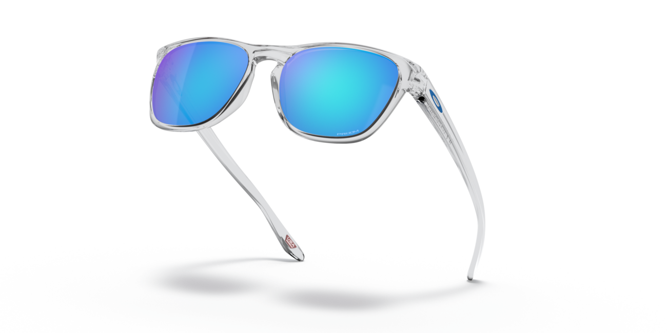 Oakley MANORBURN сонячні окуляри з оправою Polished Clear та зі скельцями Prizm Sapphire 56