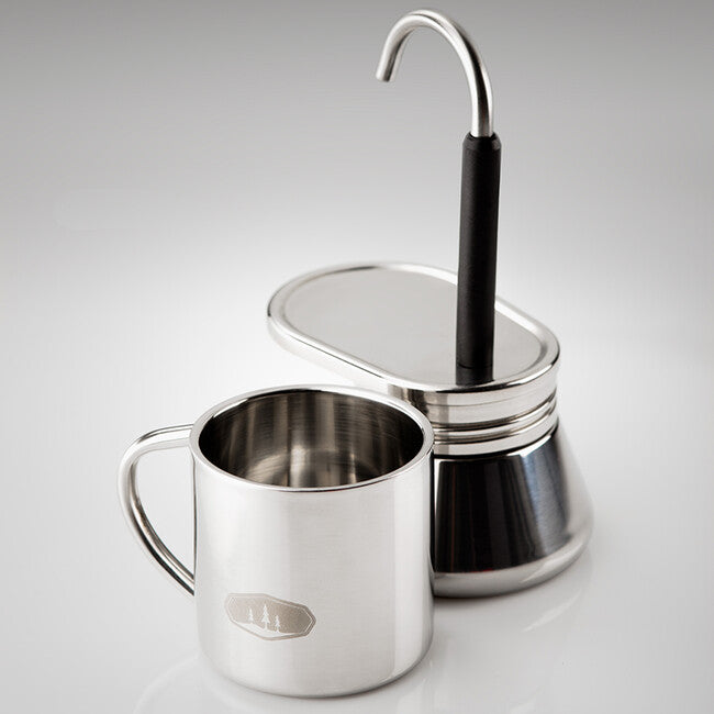 GSI Outdoors Mini presso еспресо чашка нержавіюча, 74 ml