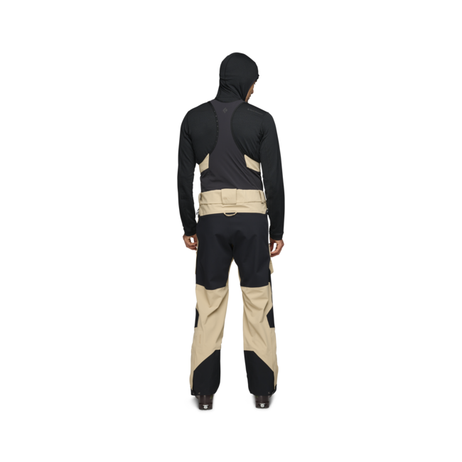 Black Diamond Recon Stretch Pro Bibs штани чоловічі з тракми, хакі-дим
