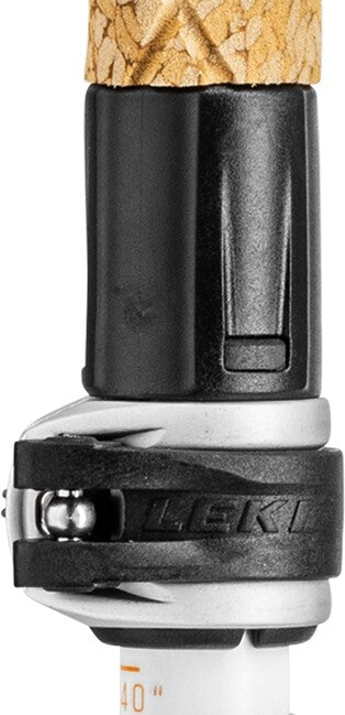 LEKI Cressida FX Carbon AS треккінгові палиці, біло-манго-срібна, 100 - 120 см