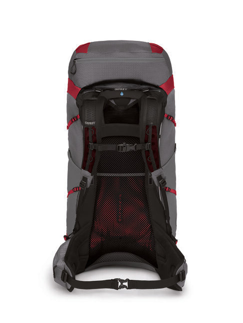 OSPREY рюкзак туристичний EJA PRO 55, темно-сірий/яскравочервоний