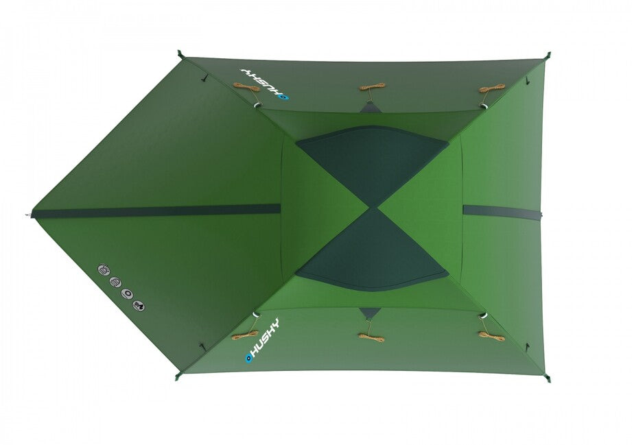 Husky Beast 3 екстремальний намет для 3 осіб, dark green