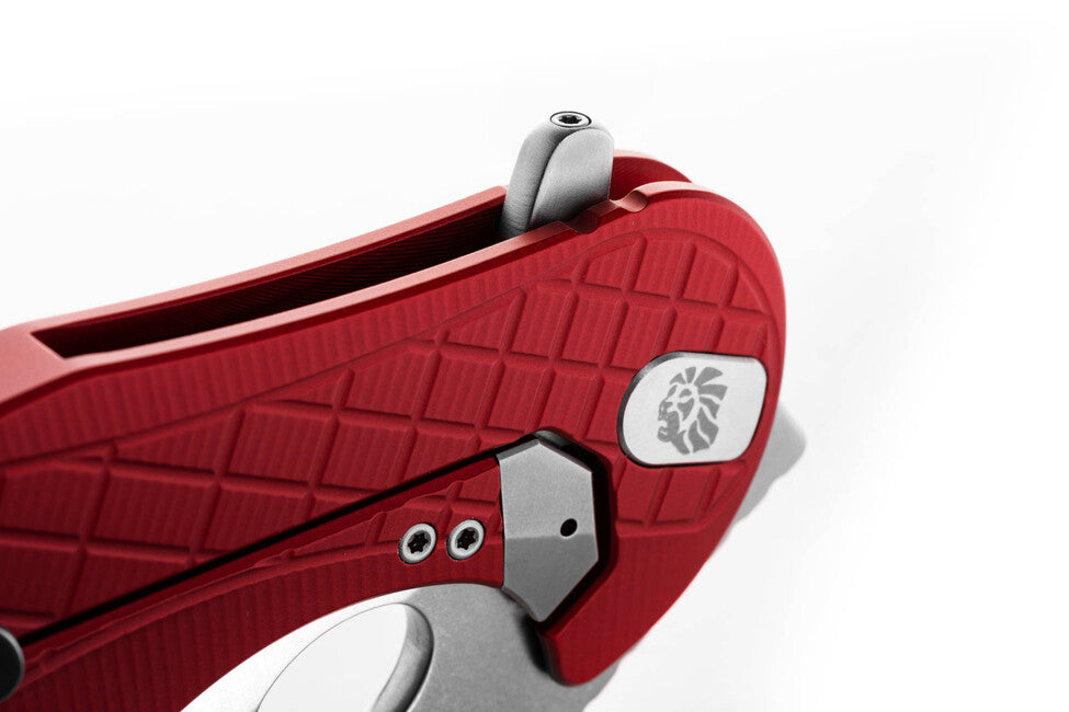 Lionsteel L.E. ONE 1 A RS карамбіт червоний/камінь промитий розроблений у співпраці Emerson Design