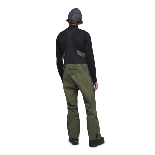 Black Diamond Recon Stretch Pro Bibs штани чоловічі з тяжами, тундра