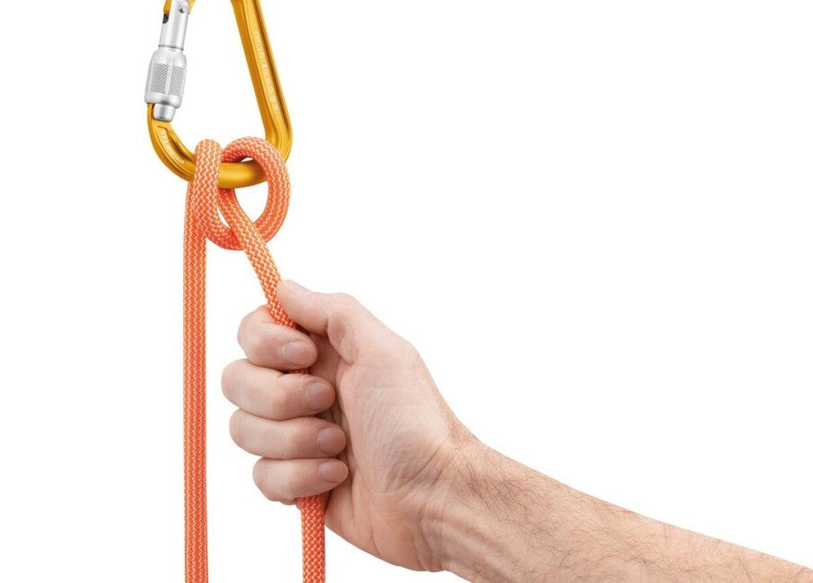 Petzl Attache HMS карабін з круглим перерізом і запобіжкою замка, жовтий