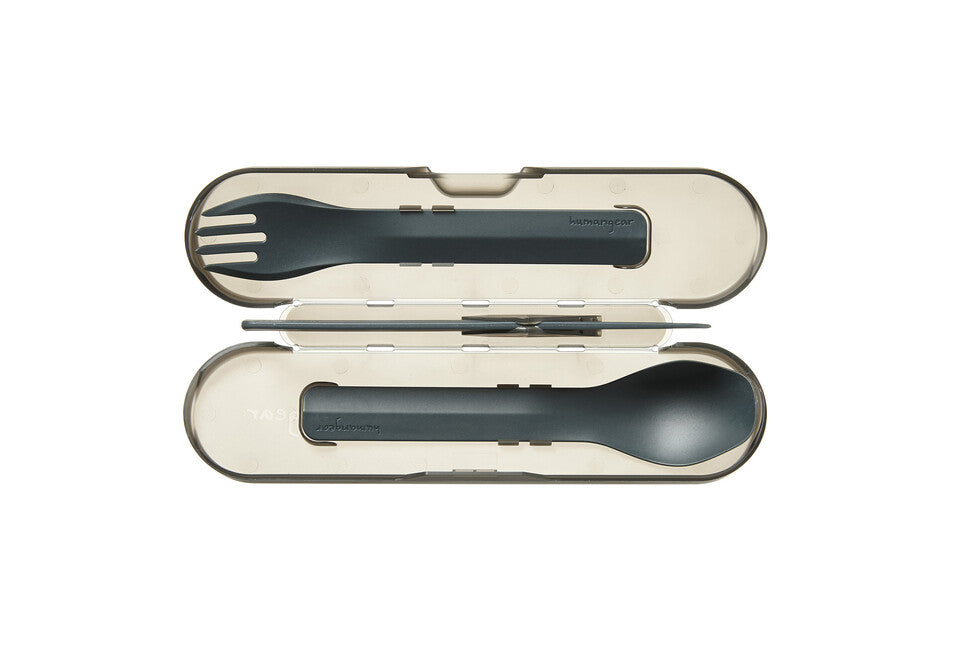 Humangear GoBites TRIO столові прилади, сірі