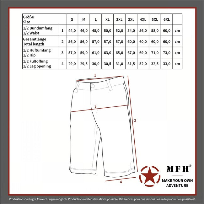 MFH GB Combat шорти, OD зелений
