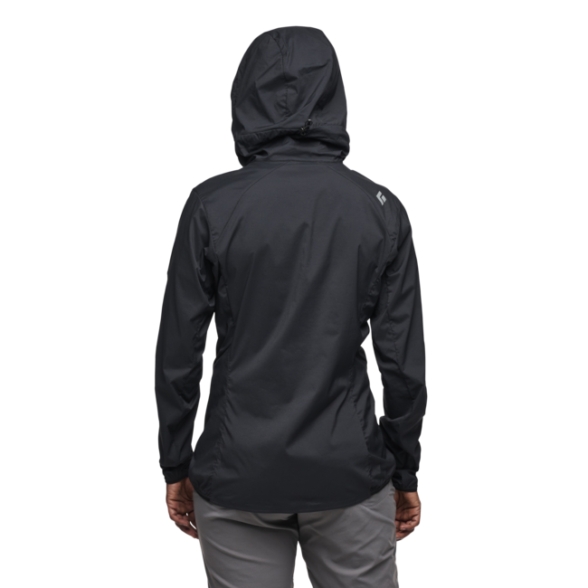 Black Diamond Alpine Start Hoody ультралегка софтшел куртка жіноча, чорна