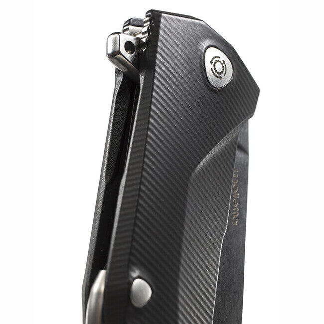 Lionsteel KUR складаний ніж із лезом Sleipner BK, дуже міцний, чорний
