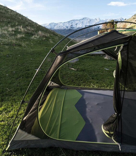 Klymit Double V Sheet захисний чохол на килимок, зелено-сірий