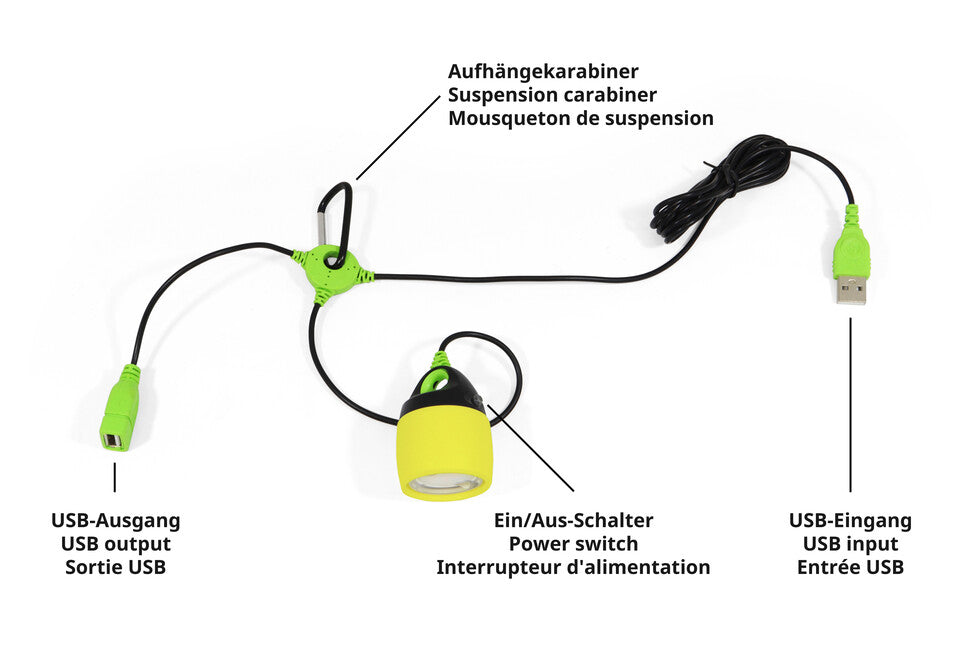 Origin Outdoors Connectable LED ліхтар, жовта, 200 люменів, тепло-біла
