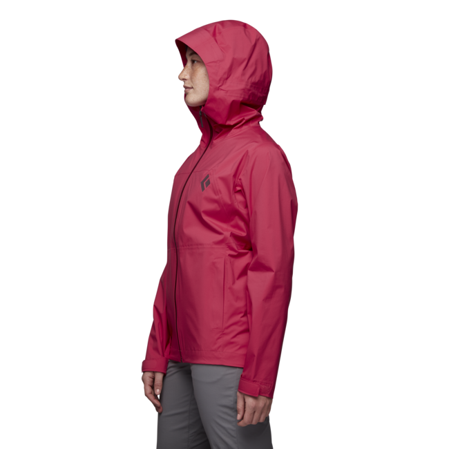 Black Diamond Stormline Stretch Rain Shell непромокаюча куртка жіноча, гранатовий