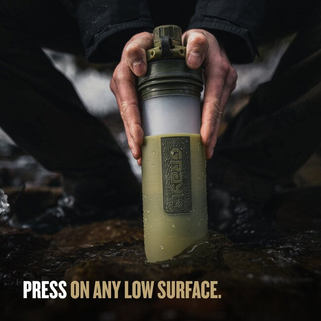 GRAYL GeoPress Purifier фільтрувальна пляшка, оливково-коричнева