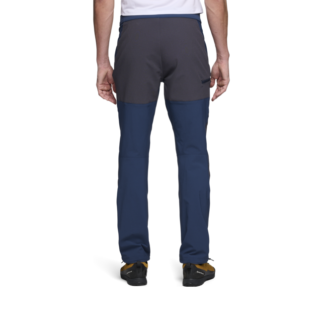 Black Diamond альпійські гібридні штани чоловічі, індиго-carbon
