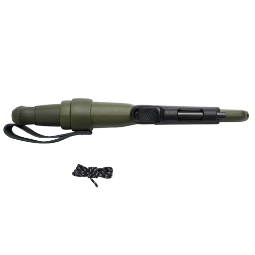 Morakniv Kansbol ніж для кемпінгу з набором для виживання, зелений