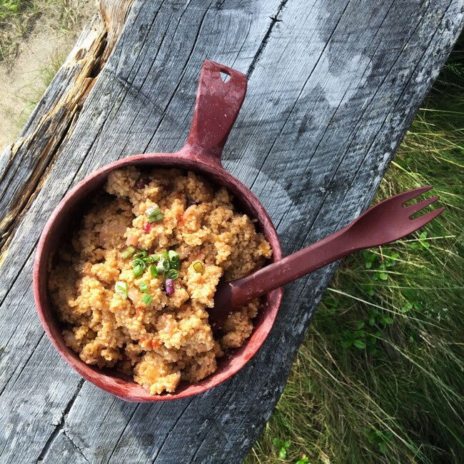 KUPILKA ложка й виделка в одному Spork 205, червона