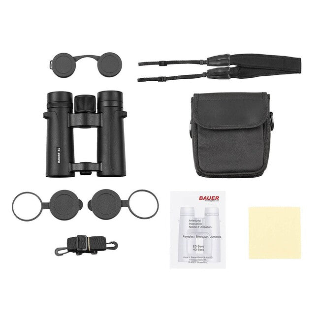 MFH BAUER Outdoor SL бінокль 10 x 34, водонепроникний, чорний