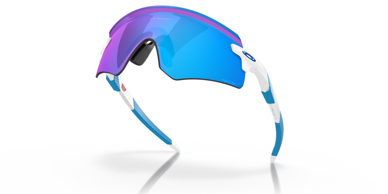 Oakley ENCODER сонячні окуляри з оправою Polished White та лінзами Prizm Sapphire