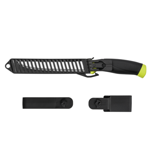 Morakniv Fishing Comfort Scaler 150 рибальський ніж, чорний/лаймово-зелений