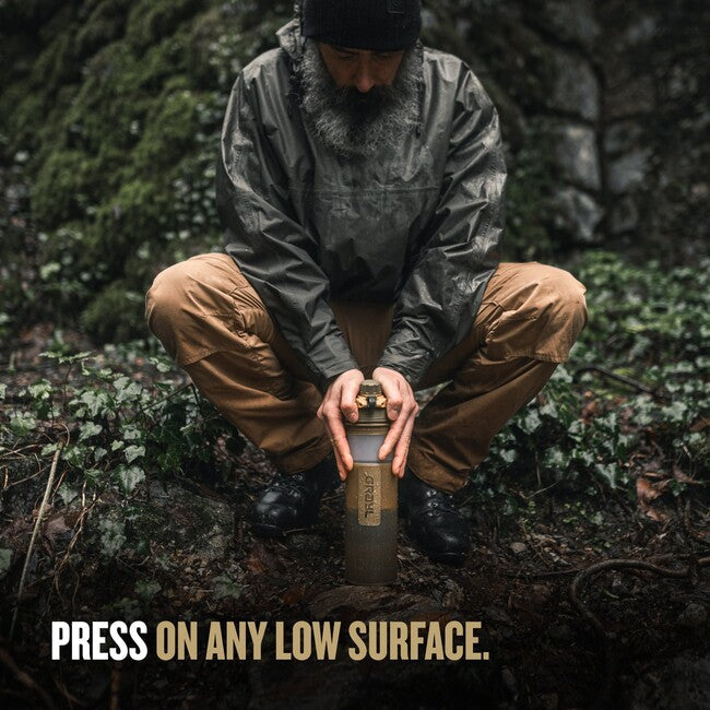 GRAYL GeoPress Purifier фільтрувальна пляшка, койотовий коричневий