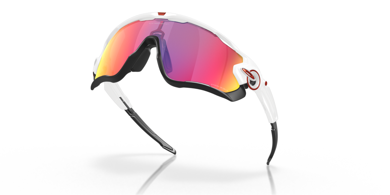 Oakley JAWBREAKER сонячні окуляри з оправою Polished White та лінзами Prizm Road