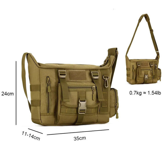 DRAGOWA Tactical Shrapnel тактична сумка через плече, CP