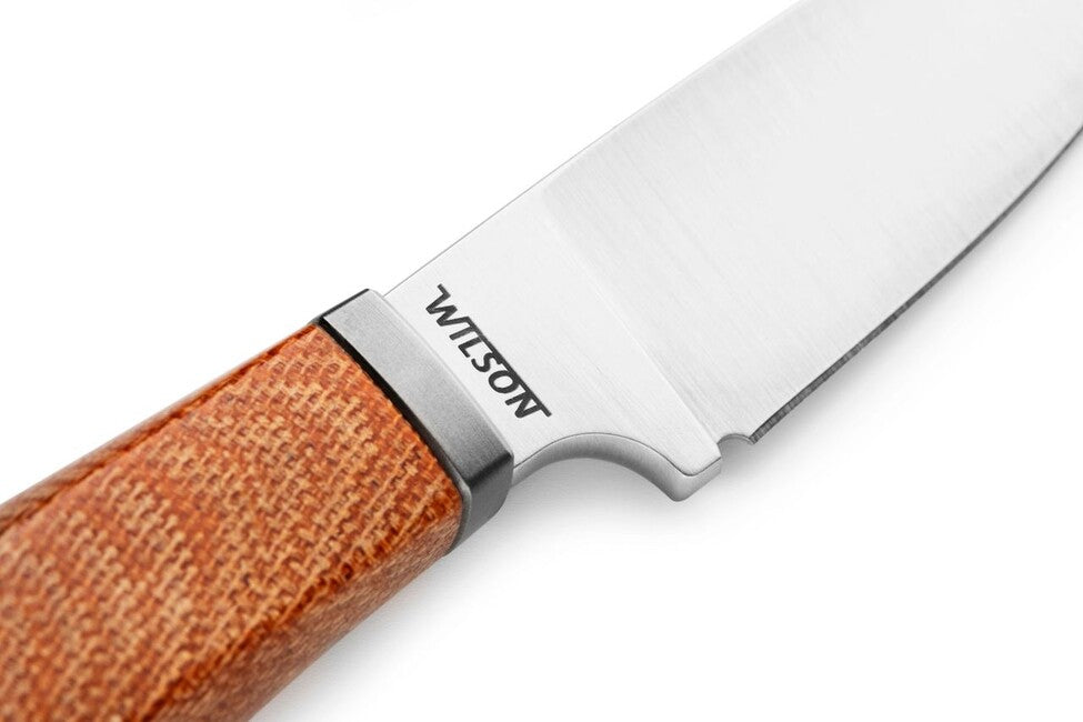 Lionsteel WILLY WL1 ніж з фіксованим лезом та рукояткою з мікарти CVN