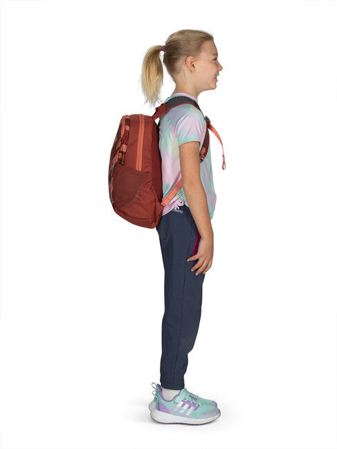 OSPREY рюкзак Daylite JR дитячий, brush strokes print/червоний каньйон