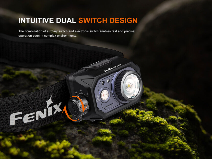 Fenix HL45R перезаряджуваний фокусований налобний ліхтар