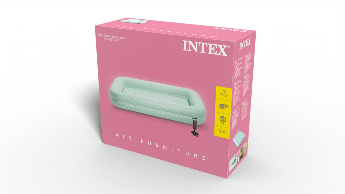 Intex Kidz Travel Bed Set дитяче надувне ліжко з насосом