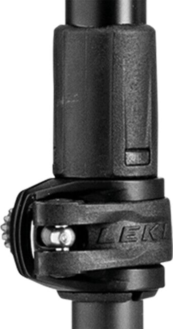 LEKI Black Series Carbon трекінгові палиці, чорна-чорна сіра-темний антрацит, 100 - 135 см