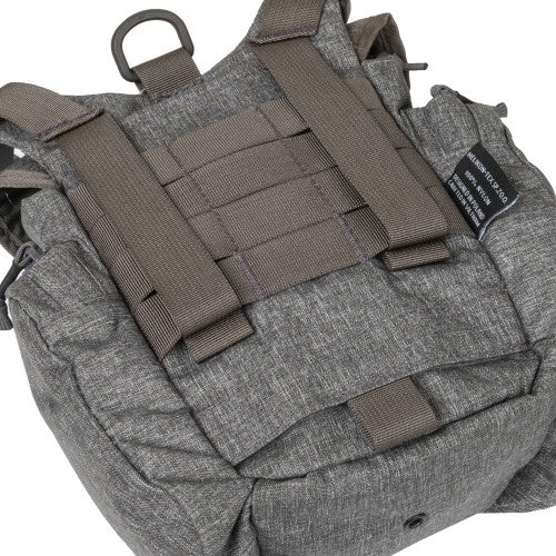 Helikon-Tex ESSENTIAL KITBAG® сумка через плече з нейлону-поліестеру, меланжева чорно-сіра