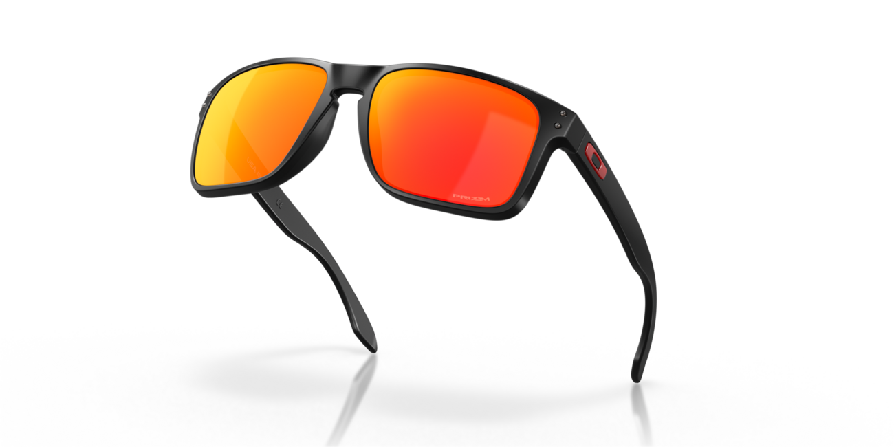 Oakley HOLBROOK XL сонячні окуляри з оправою Matte Black та лінзами Prizm Ruby, 59