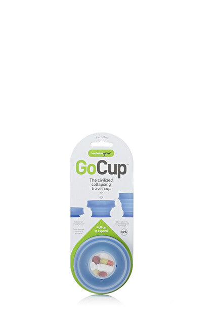 Humangear Go Cup складний туристичний кубок гігієнічний упакуваний GoCup, синій, 118 ml
