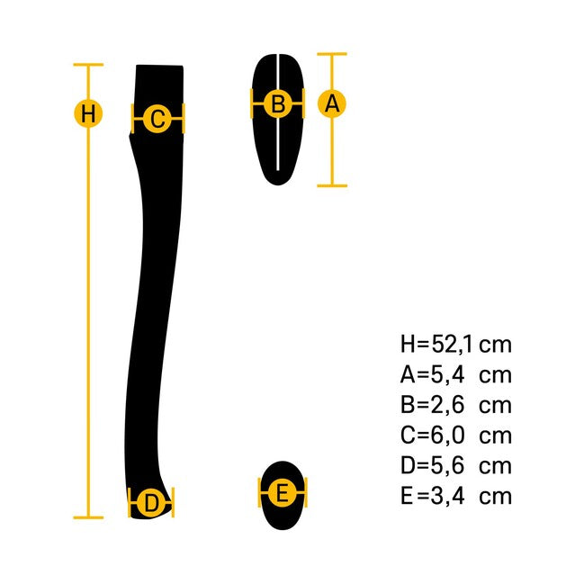 Hultafors Premium Curved HB AHC 500-50x20 HB дерев'яна рукоятка сокири 842710 id