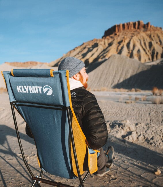 Klymit Ridgeline кемпінгове крісло, синє