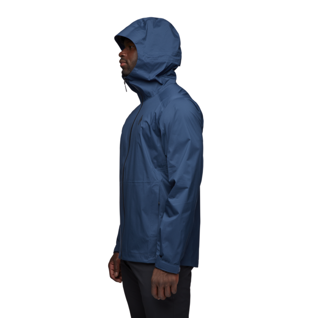 Black Diamond Stormline Stretch Rain Shell непромокаюча куртка чоловіча, індиго
