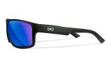 Wiley X Peak сонцезахисні окуляри Captivate Polarized, матовий чорний, синє дзеркало
