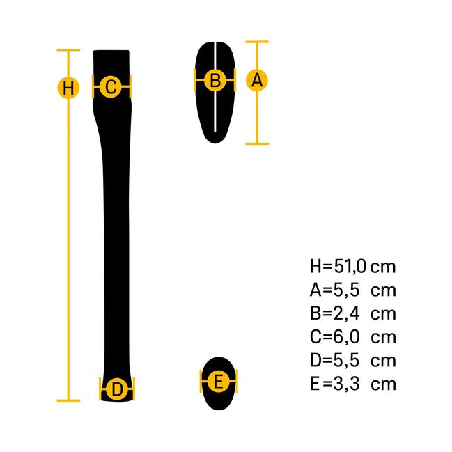 Hultafors HB AHS 500-50x20 рукавець для сокири прямий 842730 id